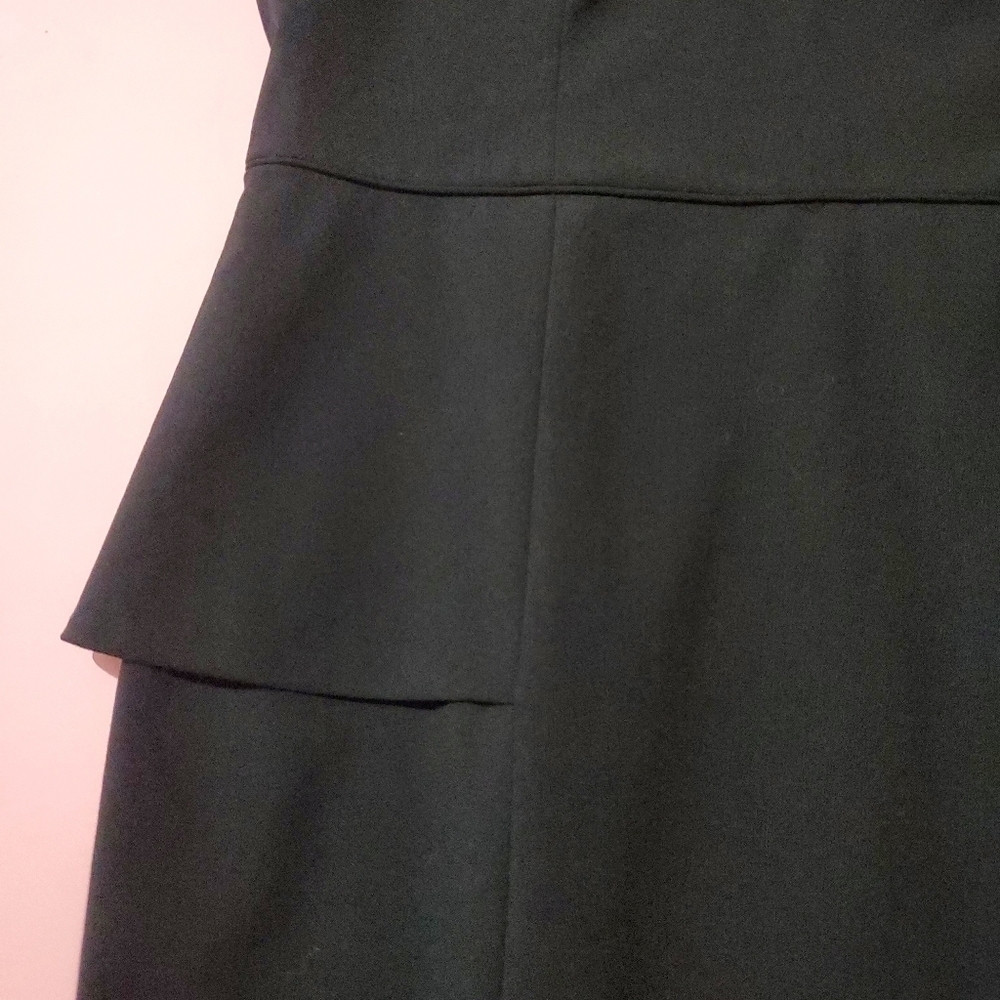 ✨️ Banana Republic Black Formal Peplum Pencil Dress Work Professional ✨️ - Picture 4 of 8